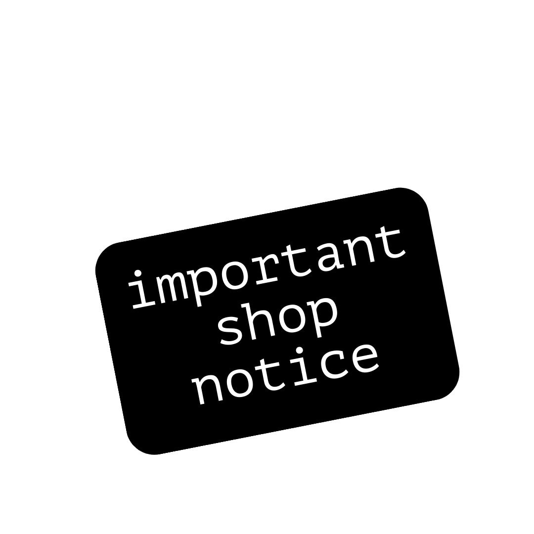 Shop Closure Notice